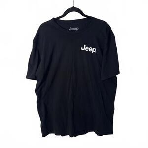 Jeep Black Cotton T-Shirt XXL